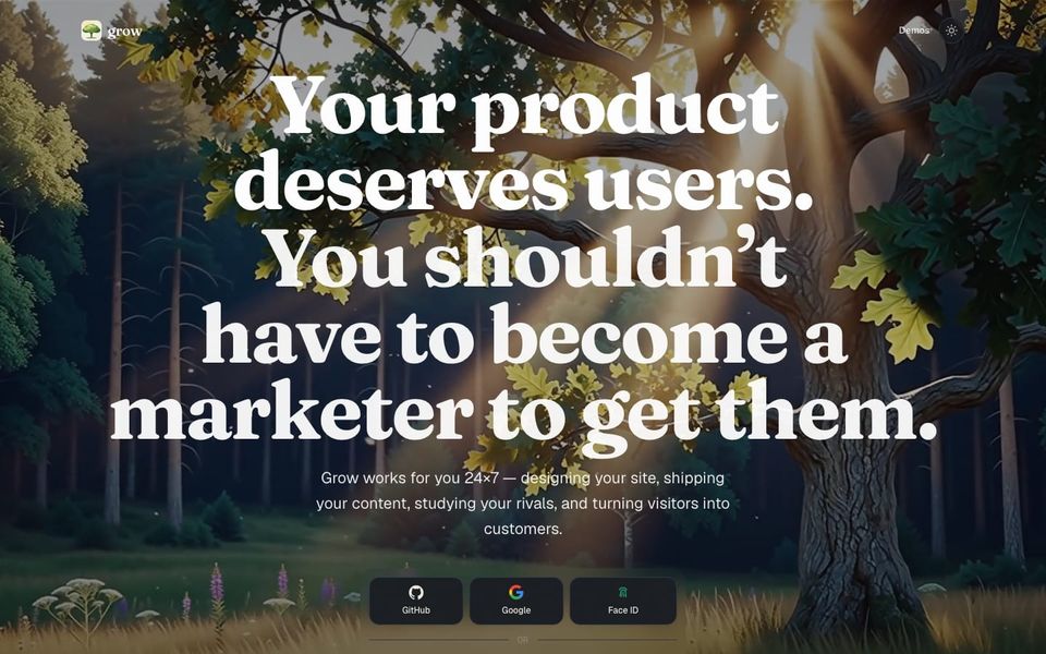 Grow: Your product deserves users